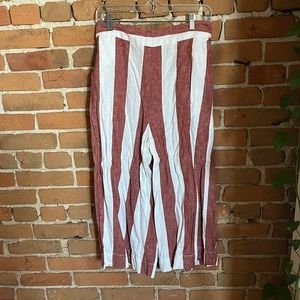Red and White Striped Pants